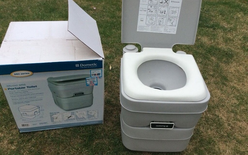 Portable Toilet With Essentials