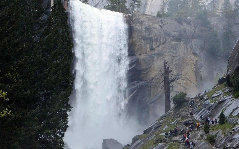 Mist Trail, California, USA